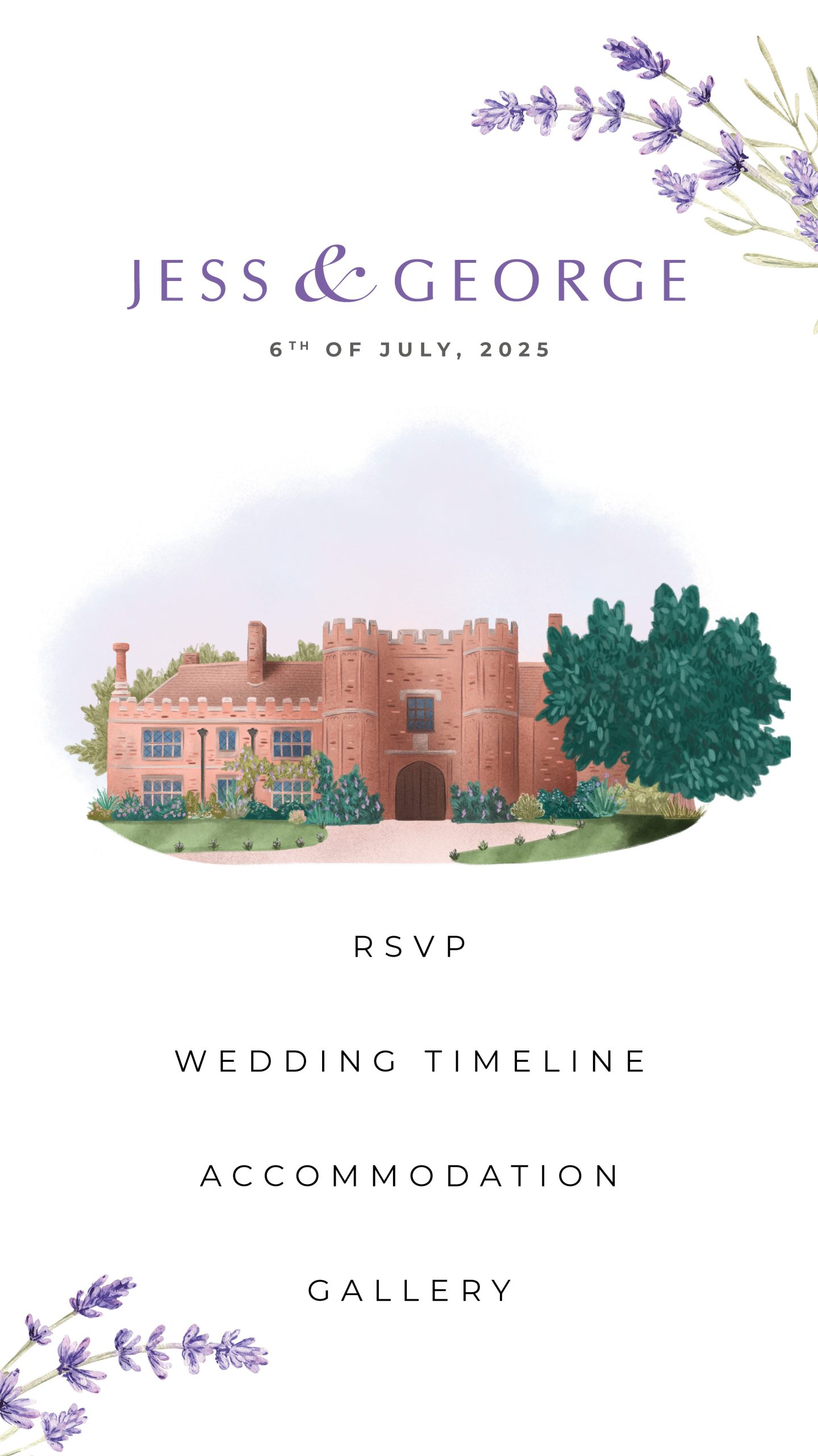 website banner – JESS & GEORGE MOBILE