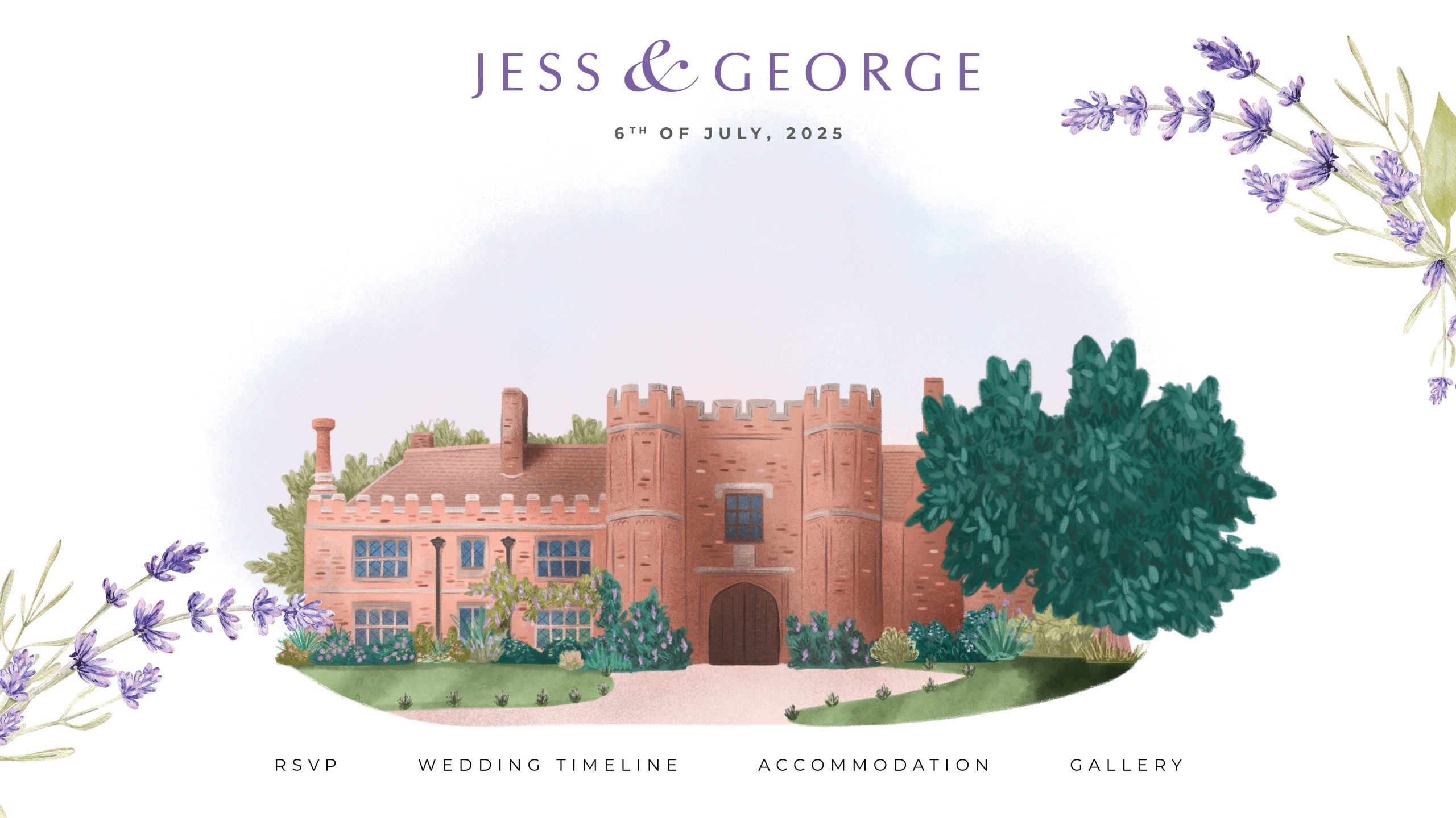 website banner – JESS & GEORGE